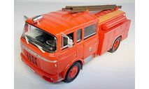 Bomba urbana pesada Berliet Gak 17.  Испанская журнальная серия., масштабная модель, Hachette, 1:43, 1/43