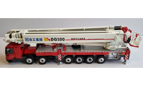 DG100 Aerial Platform Fire Truck, масштабная модель, Mercedes-Benz, XCMG, 1:50, 1/50