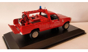 NOREV. PEUGEOT 504 PICK-UP 4х4 FIRE ENGINE POMPIERS 1979г., масштабная модель, 1:43, 1/43