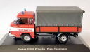 IST. Barkas B1000 FEUERWEHR пожарный грузовик с тентом 1974, масштабная модель, IST Models, 1:43, 1/43