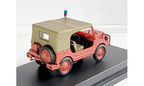 DKW Munga 4 fire engine closed red. Starline., масштабная модель, 1:43, 1/43
