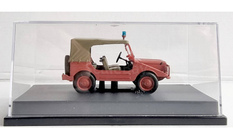 DKW Munga 4 fire engine closed red. Starline., масштабная модель, 1:43, 1/43