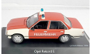 Schuco. Opel Rekord E Feuerwehr, масштабная модель, 1:43, 1/43