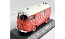 PEUGEOT D3A Pompiers.  Altaya., масштабная модель, scale43