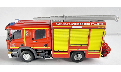 SCANIA - P230 TRUCK DOUBLE CABINE GIMAEX-SEINE ET MARNE. ELIGOR., масштабная модель, scale43