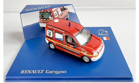 NOREV.  Renault Kangoo 4x4 Cynophile (пожарный кинологи) 2003 г., масштабная модель, 1:43, 1/43