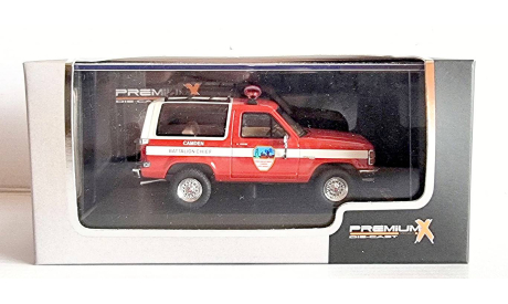 Premium X. Ford Bronco II Fdcnj Fire Department Camden NJ 1989, масштабная модель, 1:43, 1/43