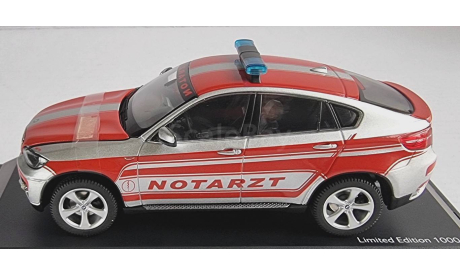 BMW X6 NOTARZT 2009.  Schuco., масштабная модель, 1:43, 1/43
