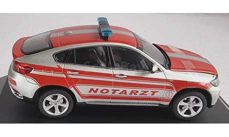 BMW X6 NOTARZT 2009.  Schuco., масштабная модель, 1:43, 1/43