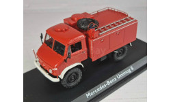 Mercedes Benz Unimog 404S TLF 8 ’Freiwillige Feuerwehr Hedelfingen’. Schuco.