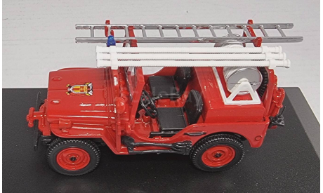 Jeep Willys пожарный 1951. NOREV., масштабная модель, 1:43, 1/43