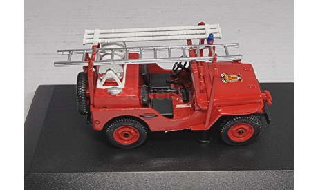 Jeep Willys пожарный 1951. NOREV., масштабная модель, 1:43, 1/43