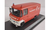 Mercedes-Benz L408 T2 Kastenwagen ’Feuerwehrruf’, 1982. Schuco., масштабная модель, 1:43, 1/43