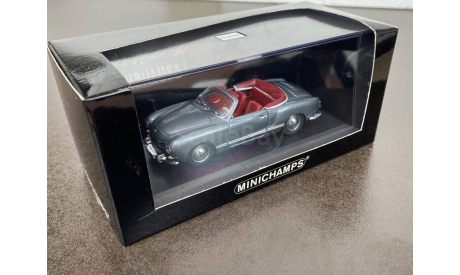 VOLKSWAGEN VW KARMANN GHIA CABRIOLET 1949-50 1/43 MINICHAMPS 430051033, масштабная модель, scale43