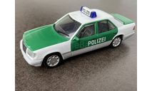 MERCEDES BENZ E320 W124 POLIZEI  1/43 HERPA 070195, масштабная модель, scale43, Mercedes-Benz