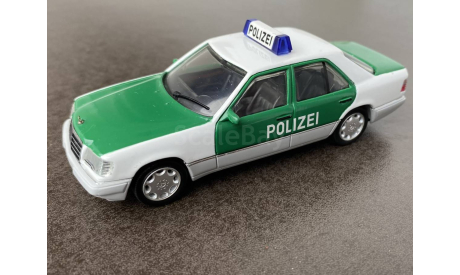 MERCEDES BENZ E320 W124 POLIZEI  1/43 HERPA 070195, масштабная модель, scale43, Mercedes-Benz