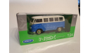 Volkswagen T1 Bus 1/24 (Welly), масштабная модель, 1:24