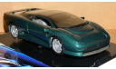 Jaguar XJ220 1991 BRG Maisto 1/24, масштабная модель, 1:43, 1/43