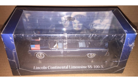 Lincoln Continental Limousine SS-100-X John Kennedy, масштабная модель, 1:43, 1/43, Atlas