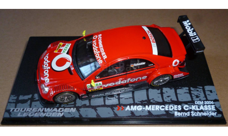 Mercedes-Benz C-class AMG W203 Vodafone #2 Bernd Schneider DTM-2006 Altaya Tourenwagen Legenden Collection, масштабная модель, scale43