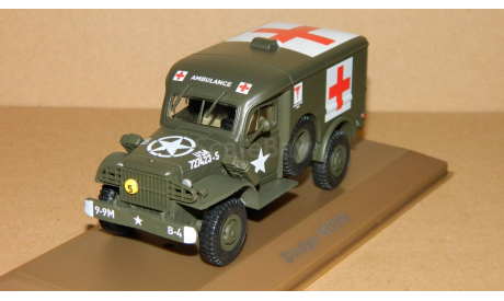 Dodge WC54 Ambulance USA Military WWII Atlas 1/43, масштабная модель, 1:43