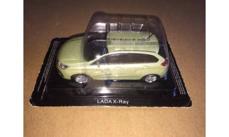 Lada X-Ray бежевый металлик АЛ-282, масштабная модель, Автолегенды СССР журнал от DeAgostini, ВАЗ, scale43