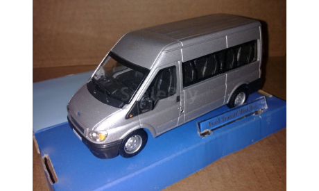 Ford Transit Bus Mk.5 2000 Silver Cararama, масштабная модель, 1:43, 1/43, Bauer/Cararama/Hongwell