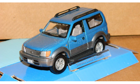 Toyota Land Cruiser Prado 90 Blue Cararama, масштабная модель, 1:43, 1/43, Bauer/Cararama/Hongwell