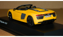 Audi R8 Spyder V10 Vegas Yellow Herpa 5011618531, масштабная модель, scale43