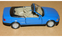 BMW 325i E36 Cabrio Blue Cararama, масштабная модель, 1:43, 1/43, Bauer/Cararama/Hongwell