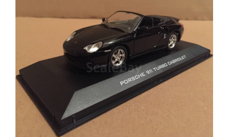 Porsche 911 Turbo Cabriolet Black JoyCity / Automaxx 8200, масштабная модель, 1:43, 1/43