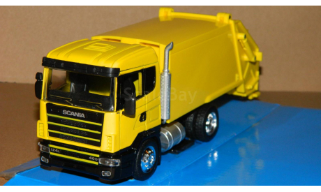 Scania 124L 400 Мусоровоз Желтый NewRay, масштабная модель, New-Ray, scale43