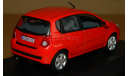 Chevrolet Aveo 2008 (T-255) red Norev 900010, масштабная модель, 1:43, 1/43