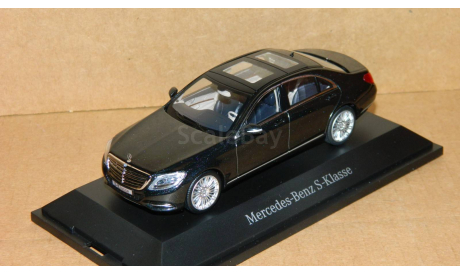 Mercedes-Benz S-class W222 Black Schuco, масштабная модель, 1:43, 1/43