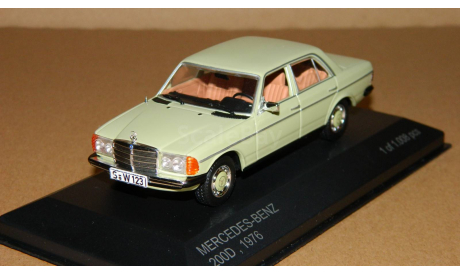 Mercedes-Benz 200D W123 Light Green 1976 WhiteBox WB017, масштабная модель, 1:43, 1/43