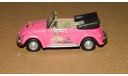 Volkswagen Beetle Pink Pepsi-Cola Cararama 1/72, масштабная модель, 1:72, Bauer/Cararama/Hongwell