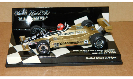 F1 Williams FW07 R. Keegan Italian GP 1980 Minichamps, масштабная модель, 1:43, 1/43