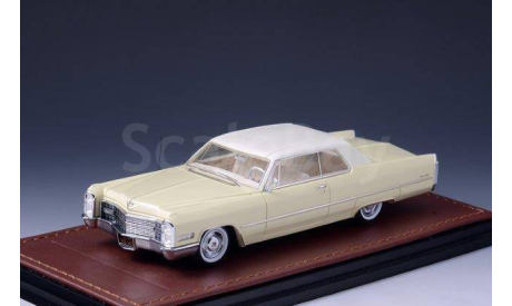 GLM / CADILLAC COUPE DE VILLE CREAM 1966, масштабная модель, scale43