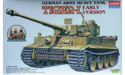 1:35 / ACADEMY 1386 / Немецкий тяжёлый танк TIGER-1 (ранняя версия).