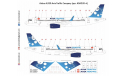 Декаль Airbus A320 Avia Traffic 1-144, фототравление, декали, краски, материалы, scale144