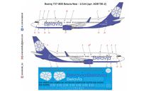 Декаль Boeing 737-800 Belavia New 1-144, фототравление, декали, краски, материалы, scale144