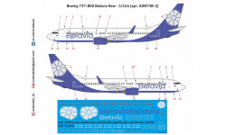 Декаль Boeing 737-800 Belavia New 1-144
