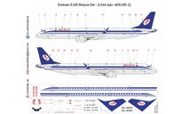 Декаль Embraer E195 Belavia 1-144, фототравление, декали, краски, материалы, scale144