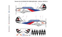 Декаль Яковлев Як-52 ДОСААФ RF-01082  1-48, фототравление, декали, краски, материалы, scale144