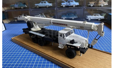 Автокран Челябинец на базе Урал, масштабная модель, ЧТЗ, scale43