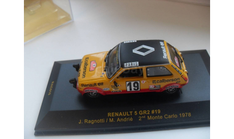 RENAULT 5  GR2  #19. ALPINE Monte Carlo 1978. IXO 1/43, масштабная модель, IXO Le-Mans (серии LM, LMM, LMC, GTM), scale43