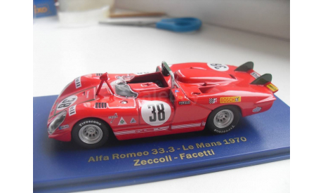 ALFA ROMEO 33.3 #38 LM 1970. M4 MODEL CARS 1/43, масштабная модель, scale43