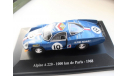 ALPINE A220 - 1000km de Paris - 1968. ELIGOR 1/43, масштабная модель, Alpina, 1:43