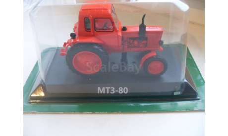 МТЗ-80 .Hachette 1/43, масштабная модель трактора, scale43