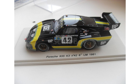 PORSCHE 935 K3 #42 LM 1981. Spark 1/43, масштабная модель, scale43